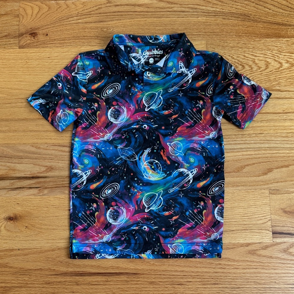 Chubbies kids performance polo size XS